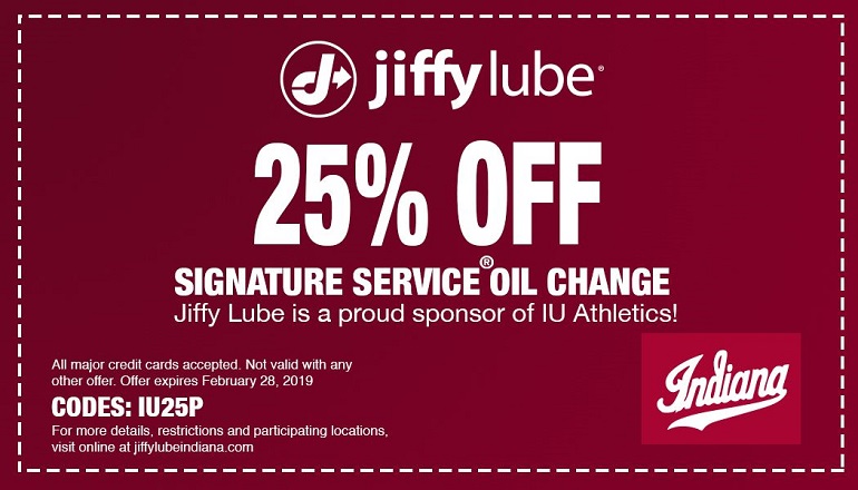 Jiffy Lube Oil Change Coupons
