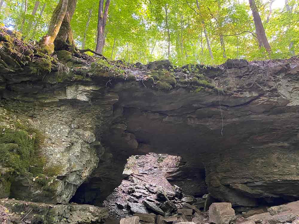 Wolf Cave at McCormick's Creek State Park