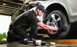 Tech Replacing Tire